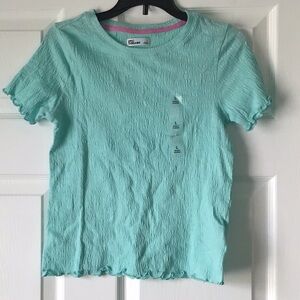 Aqua Textured T-Shirt